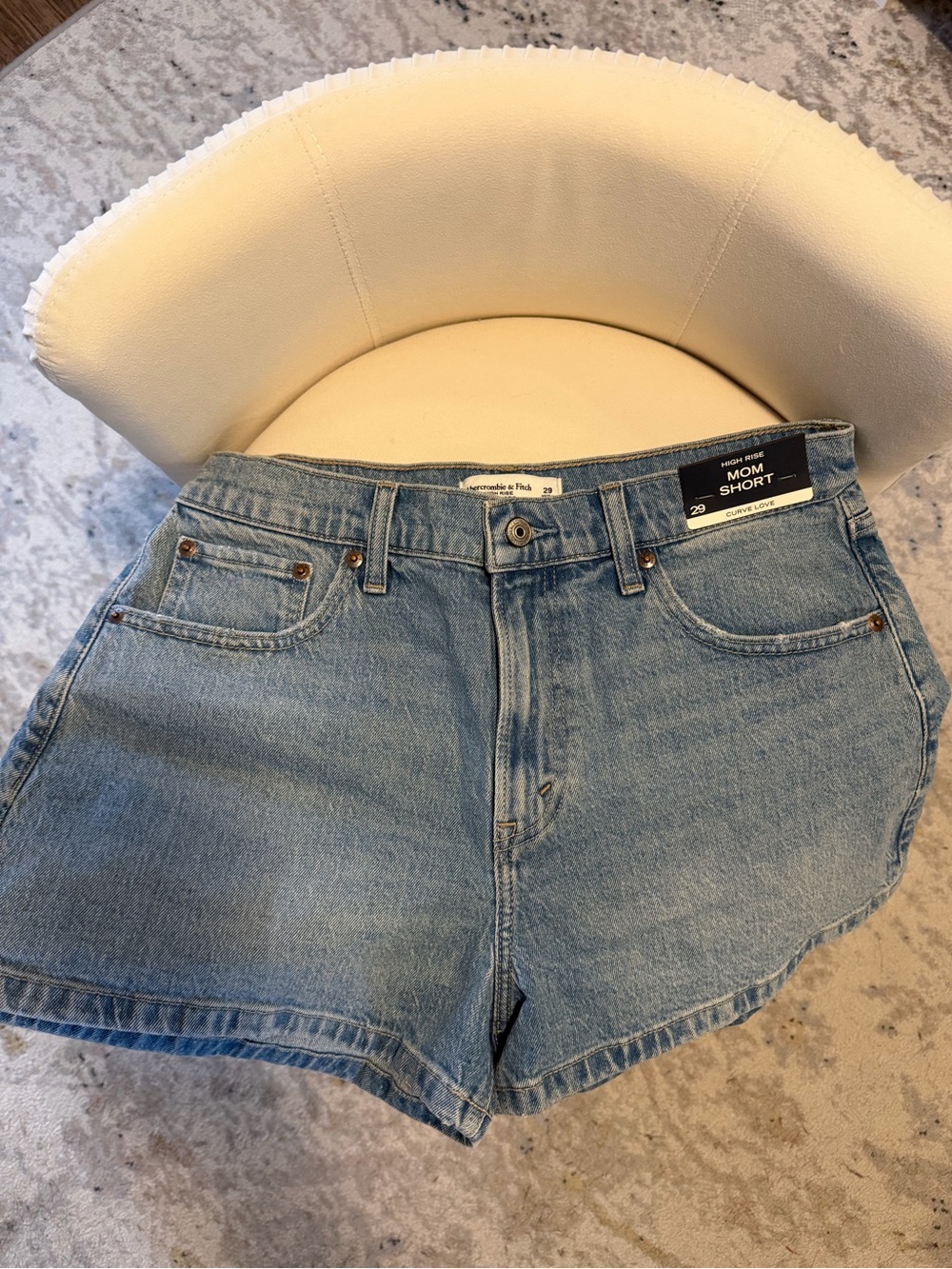 Abercrombie Curve Love Mom Shorts - Picture 2 of 9